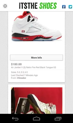 Its the Shoes android App screenshot 2